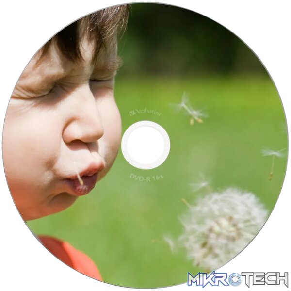 VERBATIM - 4.7GB DVD-R (16X) - PRINTABLE JEWEL CASE (BOX OF 10) - Image 4