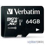 VERBATIM 64GB SDXC PLUS ADAP CLASS 10 - Image 3