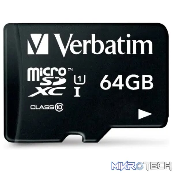 VERBATIM 64GB SDXC PLUS ADAP CLASS 10 - Image 3