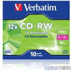 VERBATIM - 700MB - CD-RW (12X) - JEWEL C - Image 4