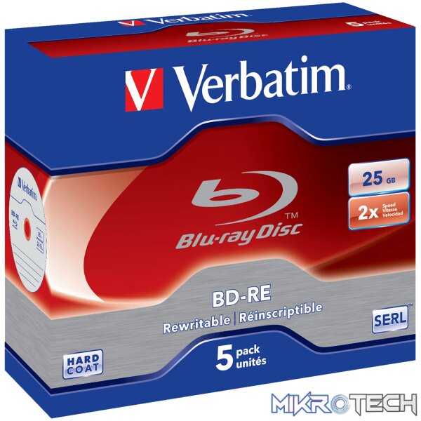 VERBATIM  BD-R SL JC 5PK - Image 2
