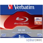 VERBATIM  BD-R SL JC 5PK