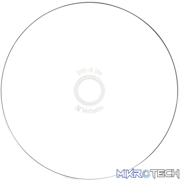 VERBATIM DVD-R SL PRINTABLE SPIN 25P - Image 3