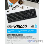 Alcatroz Silent USB Wired Keyboard - Image 7