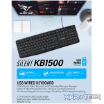 Alcatroz Silent USB Wired Keyboard