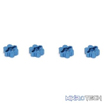 Wheel Hex Set Aluminum 1:10 2WD Cir/Bo