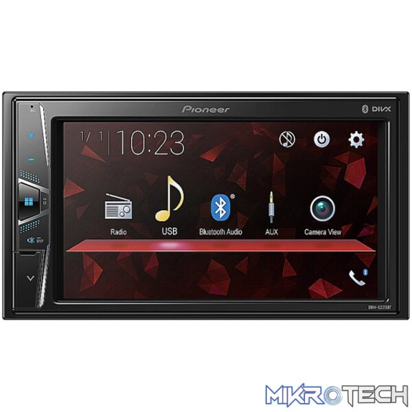 Pioneer DMH-G225BT Double Din 6.2" AV Receiver with Bluetooth + Free Camera - Image 2