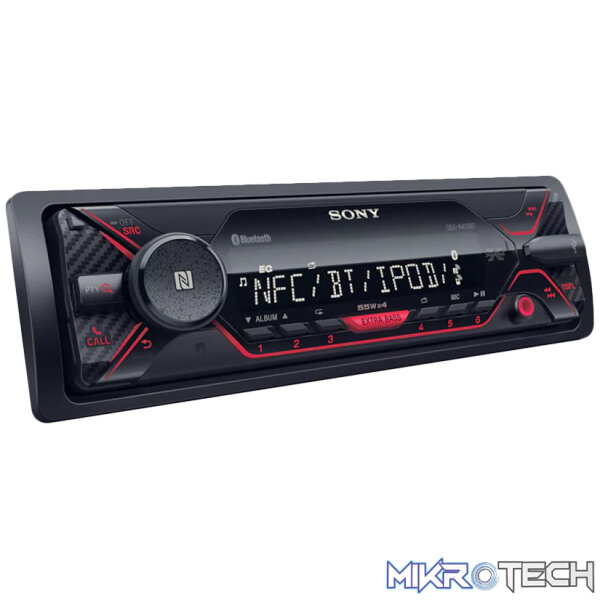 Sony DSX-A410BT Bluetooth/USB/AUX Single Din Media Player - Image 3
