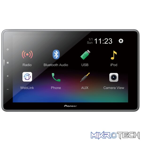 a2-min Pioneer DMH-AF555BT 9" Multi Media Double Din Radio - Image 1