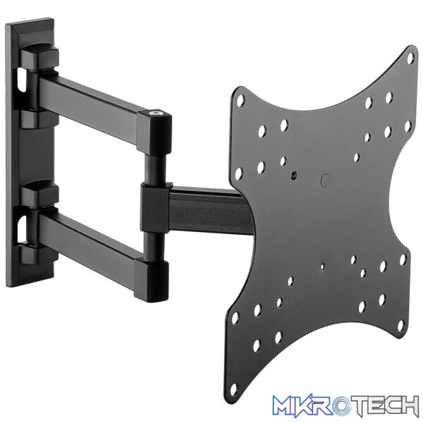 Goobay TV Wall Mount Dual Arm for TVs from 23" to 42" with Swivel and Tilt - Image 6