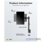 Goobay Monitor Mount Single Flex for Monitors between 17" and 32" - Image 6