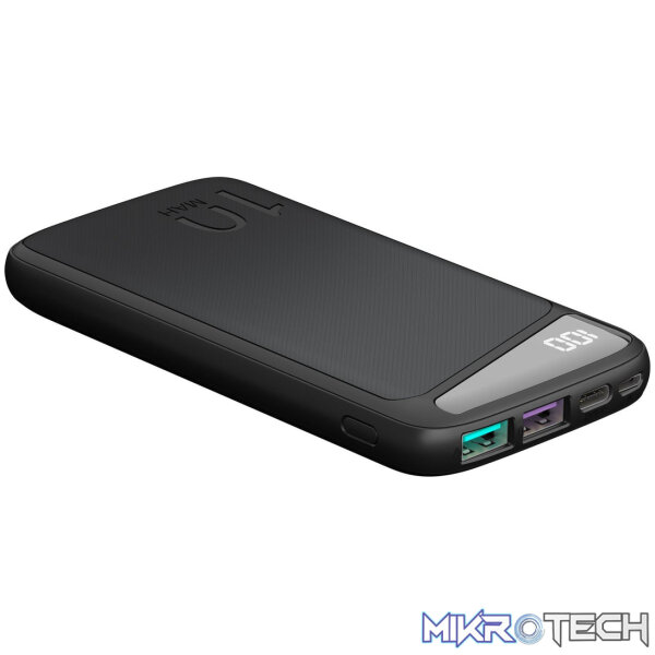 Goobay Fast Charge 10 000 mAh Power Bank with LED Display - Image 2