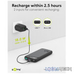 Goobay Fast Charge 10 000 mAh Power Bank with LED Display - Image 3