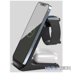 Goobay 3-in-1 Wireless Qi Charger - Black - Image 9