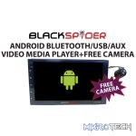 Blackspider BSDD1460LB+FREE CAMERA  7" Apple CarPlay Double Din Android Media BT/USB