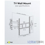 Goobay TV wall mount Basic FULLMOTION (M) for TVs from 32" to 55" - Image 7