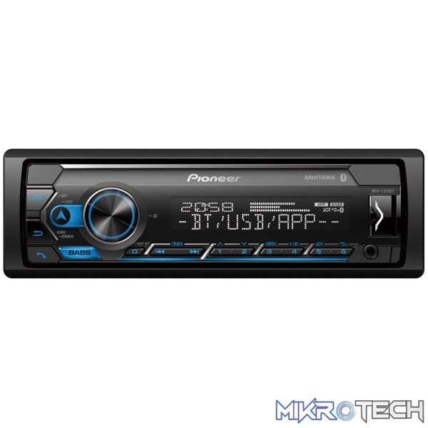 cGlvbmVlcl8wMDA5X212aC1zMzI1YnQuanBn Pioneer MVH-S325BT Bluetooth/USB/AUX Media Player - Image 1