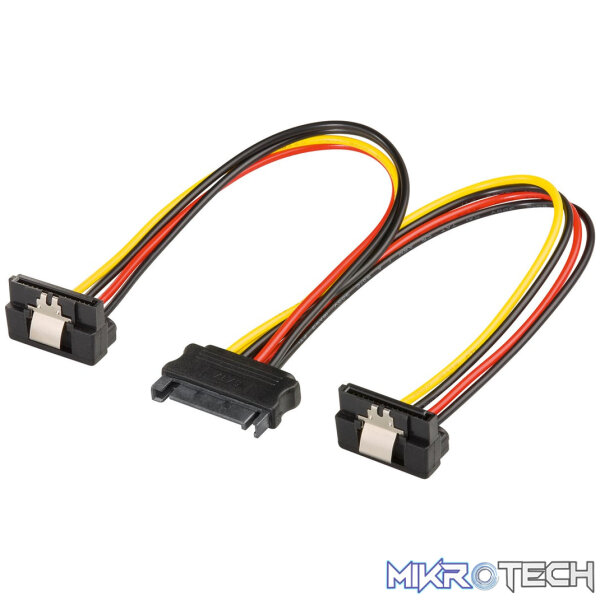 cb65048c-d21f-4fb1-8f86-7a588b1251d2-95115_tif_1080x Goobay SATA 1x Male to 2x Female 90° PC Y Power Cable - Image 1