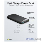 Goobay Fast Charge 10 000 mAh Power Bank with LED Display - Image 5