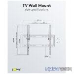 Goobay TV Wall Mount Basic Tilt for TVs from 32" to 55" - Image 9