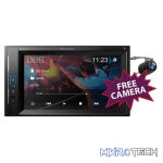 Pioneer DMH-A245BT+FREE CAMERA 6.2  Bluetooth/USB/AUX Double Din Multimedia Player