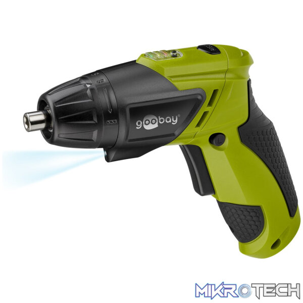 e4321063-63fe-4d04-a6e3-ca7a8379c75c-71880_gruen_png_1080x Goobay Mini Cordless Screwdriver 3.6 V with LED Light - Image 1