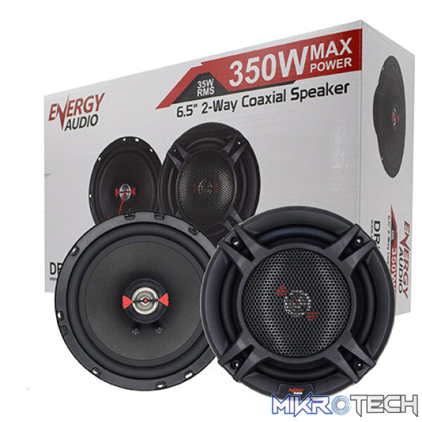 Energy Audio DRIVE652 350W 2-Way 35W RMS Coaxial 6.5" Speakers - Image 4