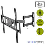 Goobay TV wall mount Basic FULLMOTION (L) for TVs from 37" to 70" - Image 2