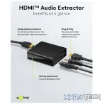 Goobay HDMI Audio Extractor 4K @ 60 Hz - Image 7