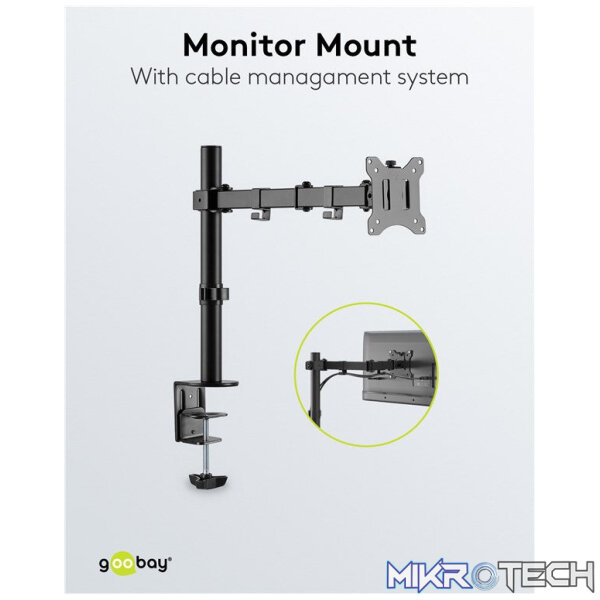 Goobay Monitor Mount Single Flex for Monitors between 17" and 32" - Image 4