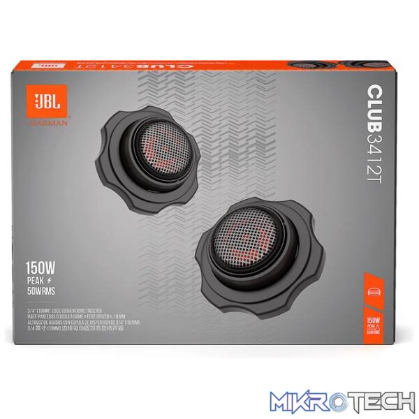 JBL CLUB3412T 19mm 150W 50RMS Tweeters - Image 2
