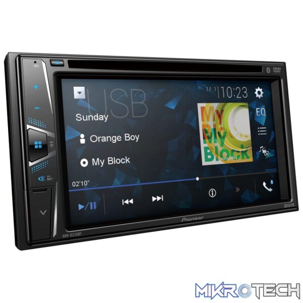 Pioneer AVH-G225BT Bluetooth/USB Double Din DVD Receiver - Image 2