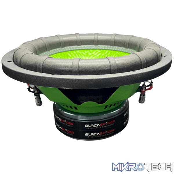Blackspider Green Goblin SUB12D4 12" DVC D4 10000W 1050RMS Subwoofer - Image 2