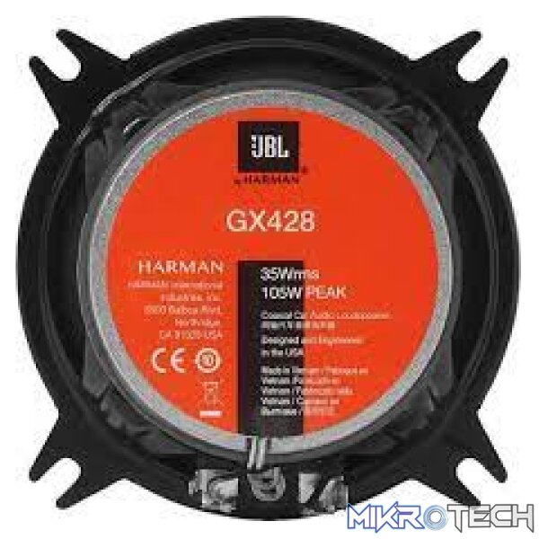 JBL GX428 4" 105W Coaxial Speakers - Image 2