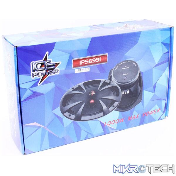 Ice Power IPS6991 1000W PRO Bullet 6"X9" Speakers - Image 2