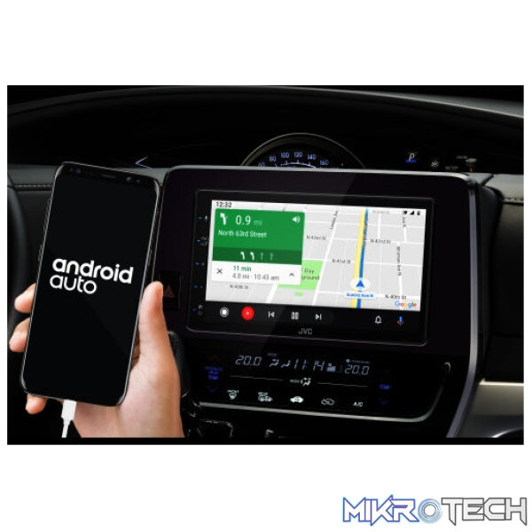 JVC KW-M560BT 6.75" Double Din BT/USB with Carplay & Android Auto - Image 2