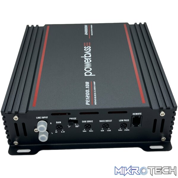 Powerbass PE-1200.1DB 24 000W 1200RMS Monoblock Amplifier - Image 3