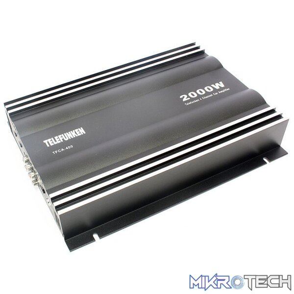 tfca-400 Telefunken Tfca-400 2000w 4-channel Amplifier - Image 1