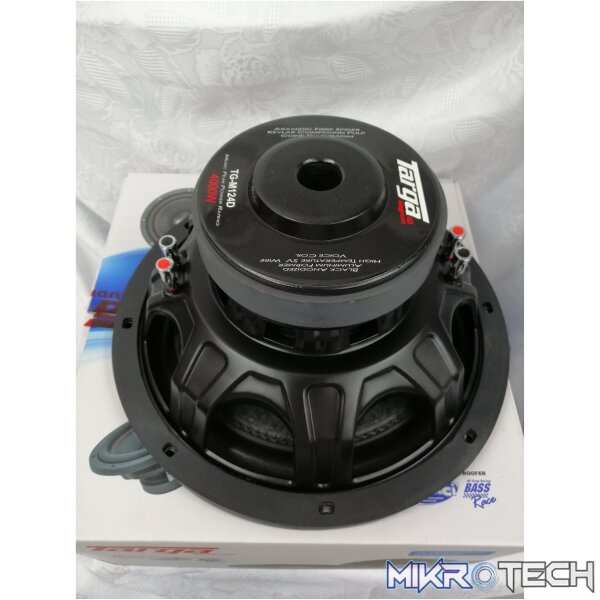 Targa Magnum Series TG-M124D 12" 6500w DVC Subwoofer - Image 2