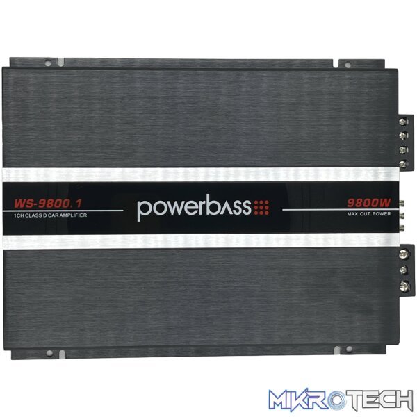 ws-9800.1aa Powerbass WS-9800.1 600 RMS Monoblock Amplifier - Image 1