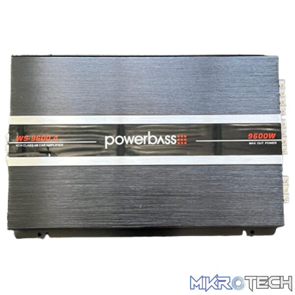 ws9600.4f Powerbass WS-9600.4 9600W 4-Channel Amplifier - Image 1