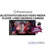 Paramount ZXN004BT-SB +Camera BT/USB/SD/AUX/FM Double Din Multimedia Player