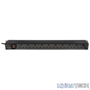 10-PORT METAL RACK MNT C13; C14