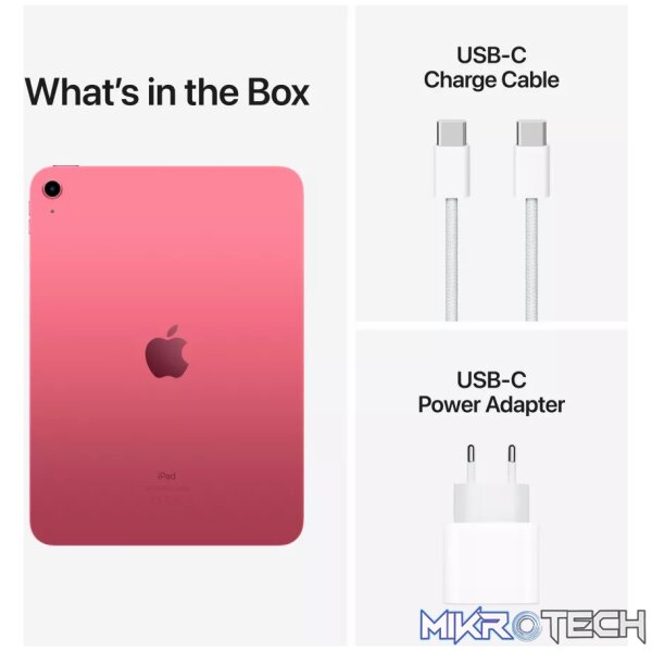 Apple iPad G10 10.9-inch Tablet - Apple A14 64GB ROM 8GB RAM Wi-Fi iPadOS 18 Pink MCMC4QA/A - Image 8