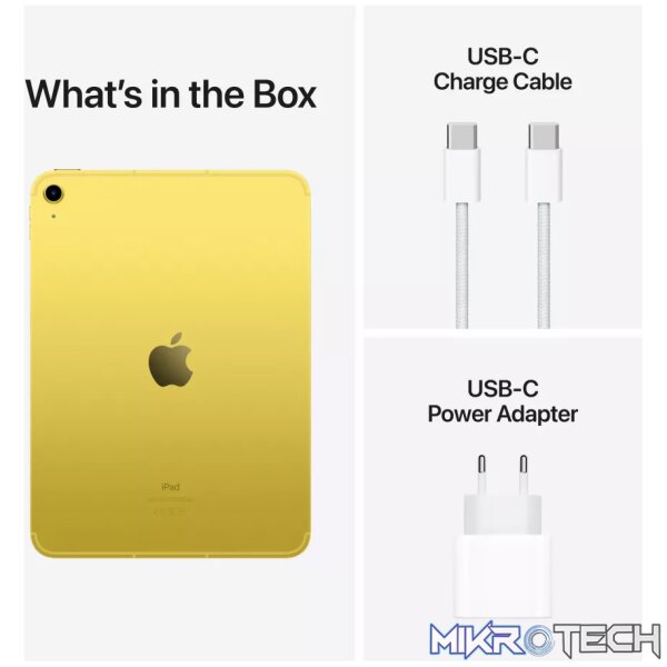 10.9-inch iPad Wi-Fi + Cellular 256GB - Yellow,Model A2757 - Image 8