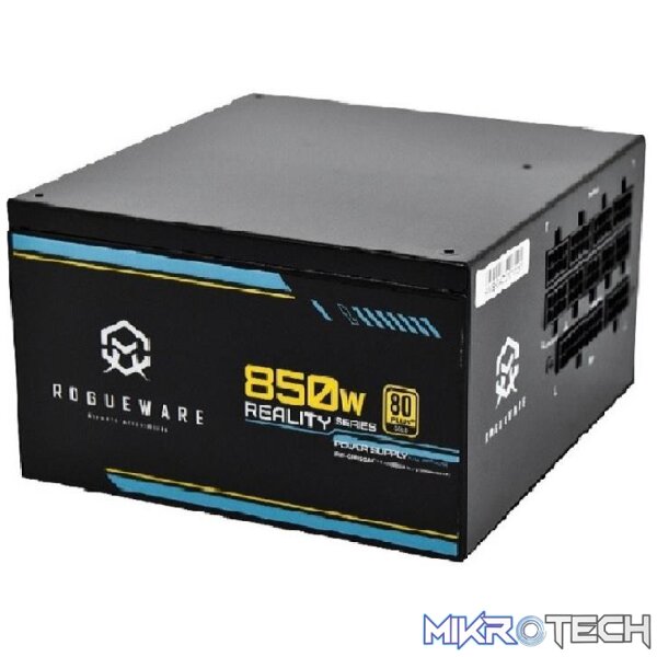 ROGUEWARE REALITY SERIES 850W FULLY MODULAR 80+ GOLD POWER SUPPLY ROGUEWARE REALITY SERIES 850W FULLY MODULAR 80+ GOLD POWER SUPPLY