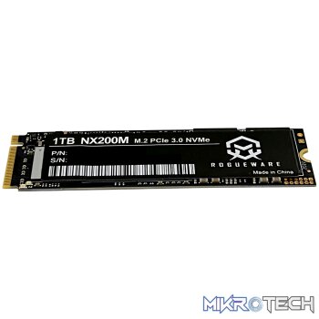 ROGUEWARE NX200M 1TB M.2 GEN3 NVME 3D NAND SOLID STATE DRIVE