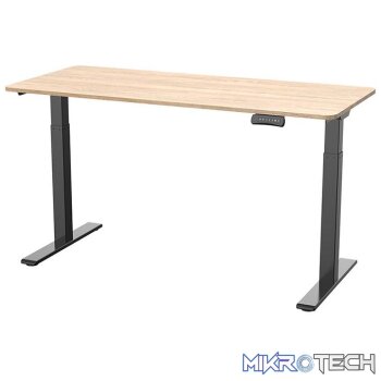 LEKKERMOTION SERIES ET268 RECTANGULAR HEIGHT ADJUSTABLE STUDY DESK
