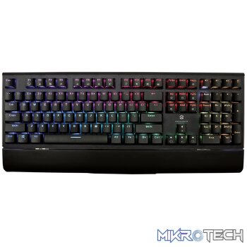 ROGUEWARE GK300 WIRED RGB GAMING RED SWITCH MECHANICAL KEYBOARD