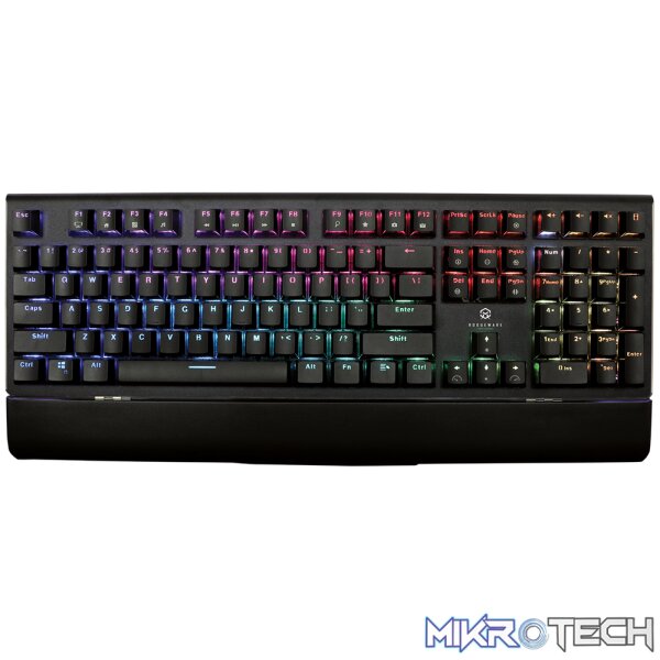 ROGUEWARE GK300 WIRED RGB GAMING RED SWITCH MECHANICAL KEYBOARD ROGUEWARE GK300 WIRED RGB GAMING RED SWITCH MECHANICAL KEYBOARD